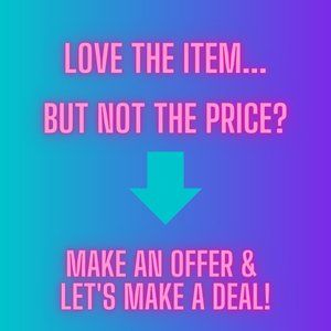 All reasonable offers accepted!